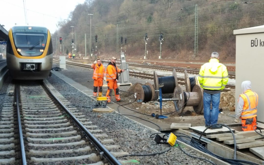 Sperrung des Bahnhofs Altenbeken